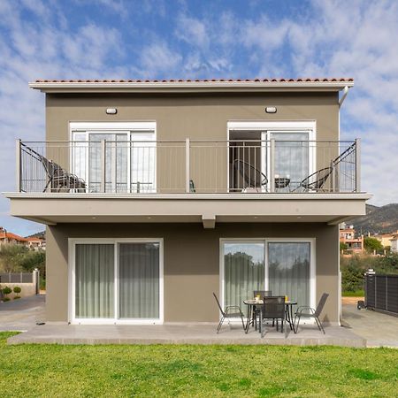 Taras Villa Karavádhos Exterior foto